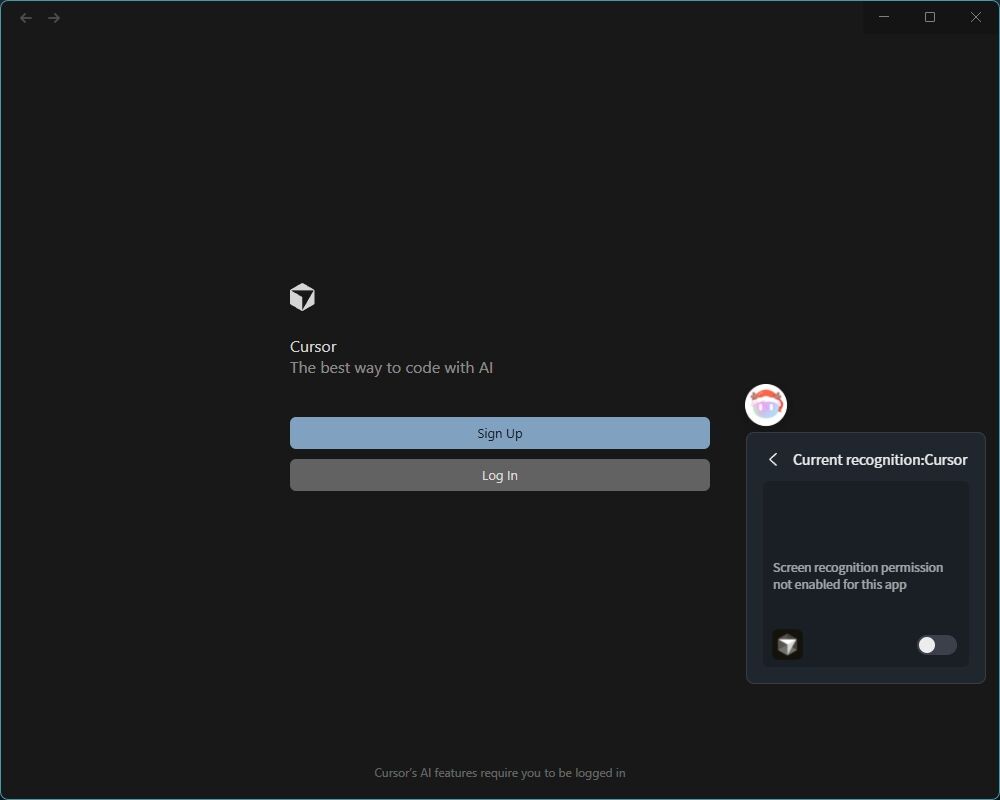 ゲームプレイ時にデフォルトで有効化される画面共有機能