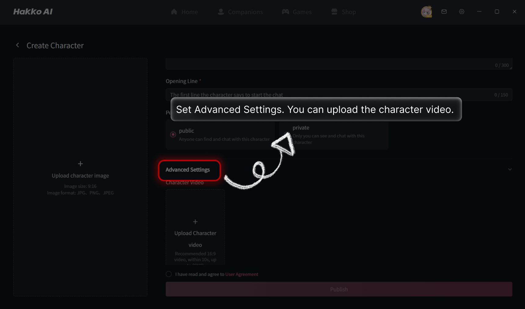 建立角色的第三步