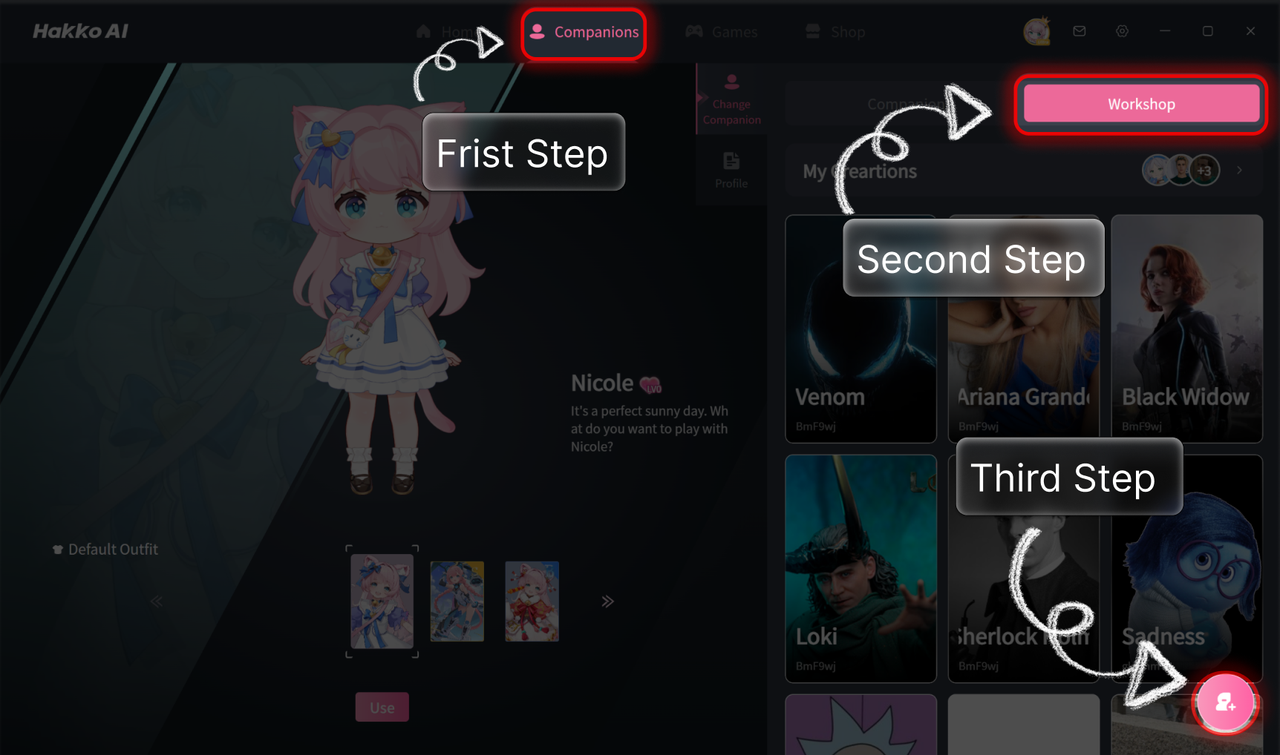 建立角色的入口指南